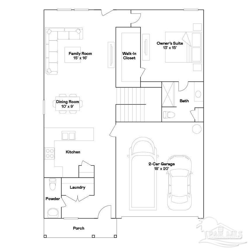 The Littleton floor plan offers 4 bedrooms, 2.5 baths, and 1,891 - photo 4