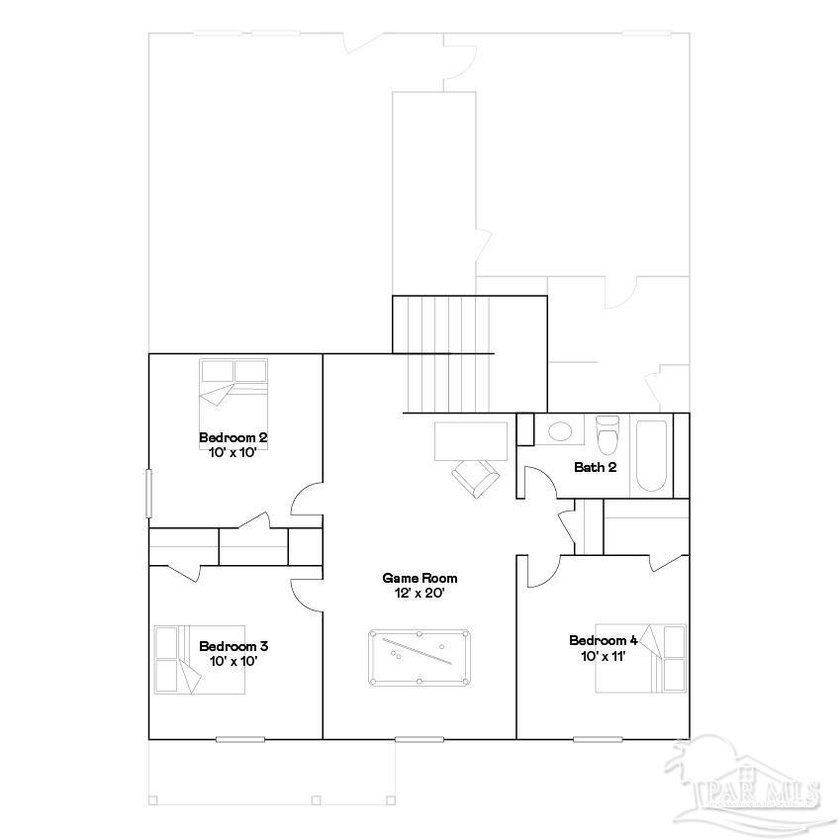 The Littleton floor plan offers 4 bedrooms, 2.5 baths, and 1,891 - photo 5