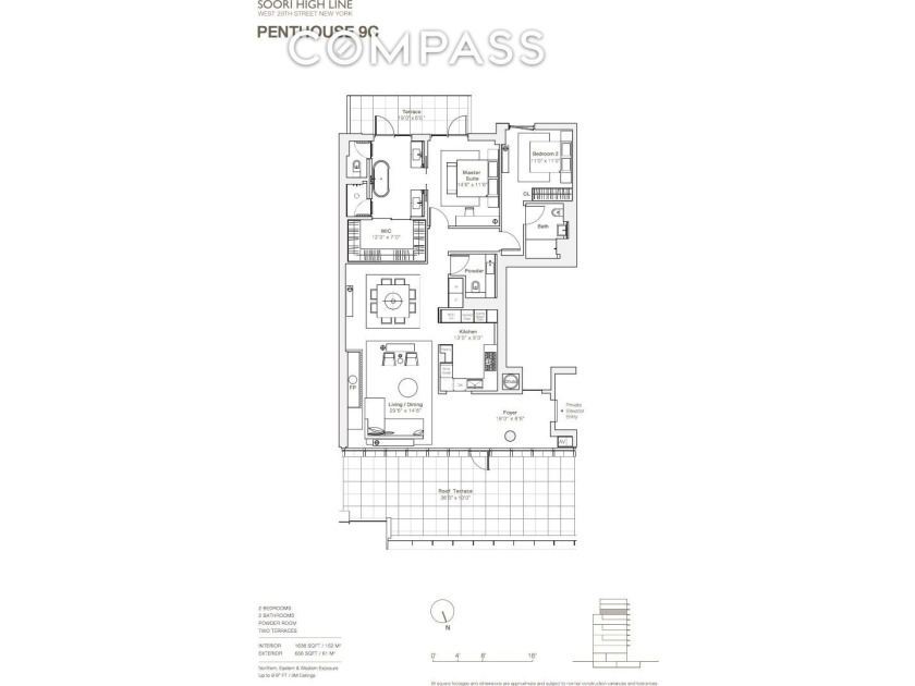 This custom designed 1,638 SF floor through two-bedroom - photo 7