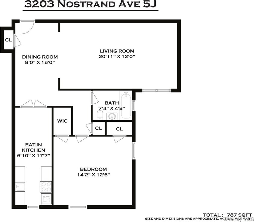 Welcome to 3203 Nostrand Avenue, Unit 5J, a charming one-bedroom - photo 18