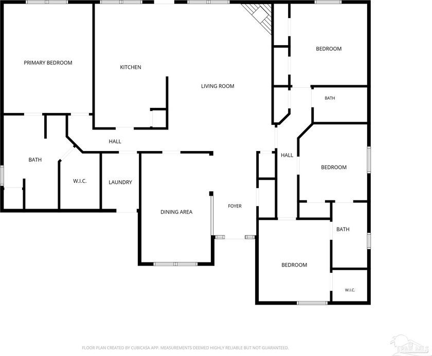 A floor plan with plenty of space to roam, a beautifully - photo 3