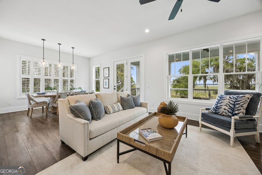 Beautiful marsh front coastal-style home surrounded by - photo 5