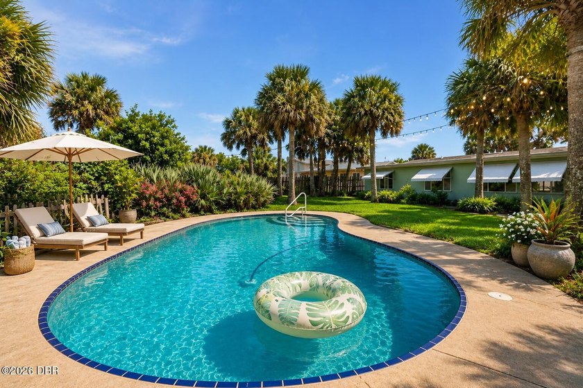 Ormond By the Sea pool home on a rare HUGE lot with BOTH private - photo 30
