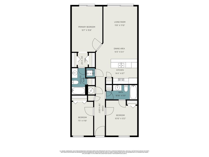 This 3-bedroom, 2-bathroom condo features a bright living room - photo 28