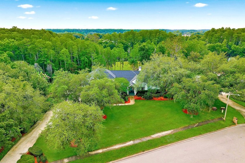 Privacy prevails on this custom home nestled on over an acre of - photo 49