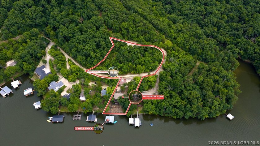 399 Porter Loop in Camdenton offers lakefront living at the 41 - photo 3