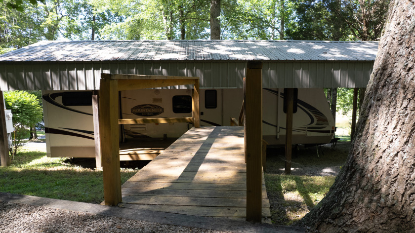 Waterfront Lot, Camper, Electric, Water &amp; Septic Connected - photo 13