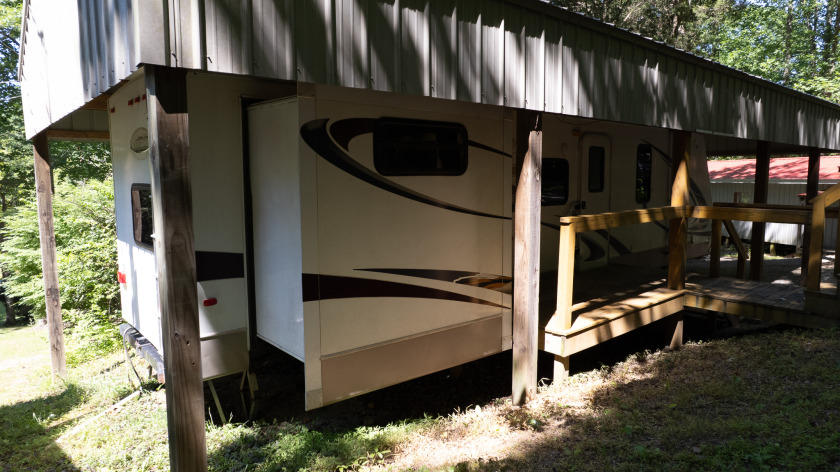 Waterfront Lot, Camper, Electric, Water &amp; Septic Connected - photo 11