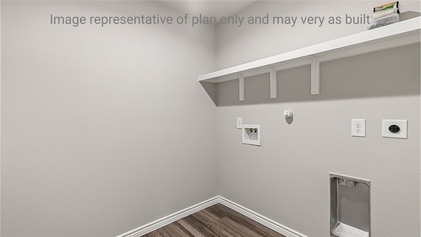 The Texas Cali plan is a single-story, 4-bedroom, 2-bathroom - photo 21