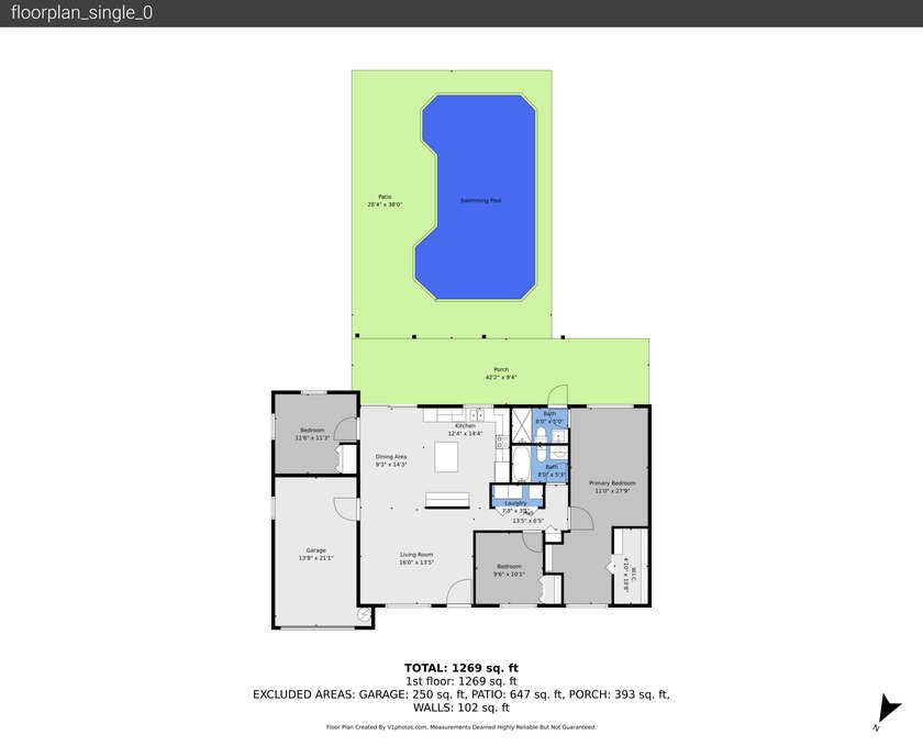 Beautifully updated 3 bedroom, 2 bath pool home in a desirable - photo 47