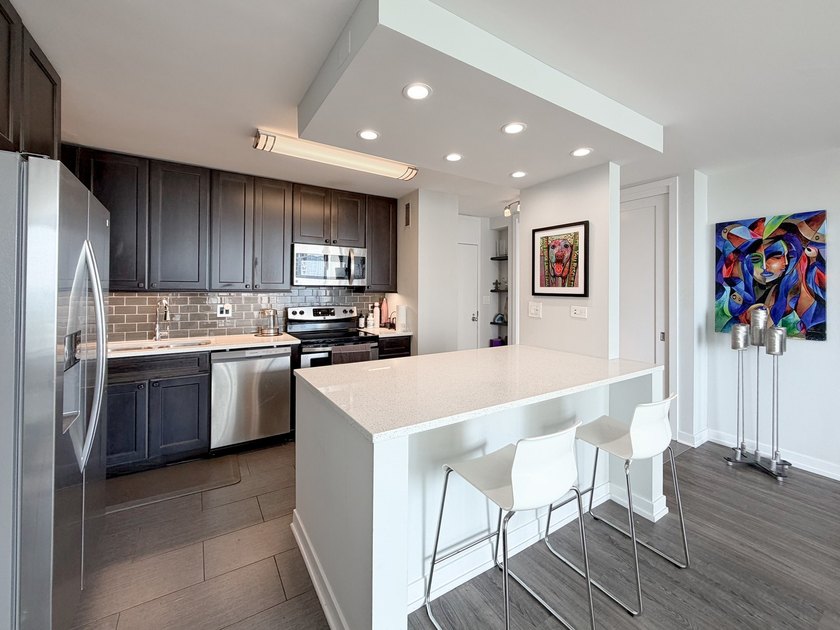 Beautiful rehabbed 1 bed/1 bath condo on the 19th floor with - photo 3