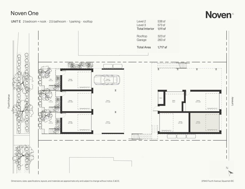 Noven One is six four-level townhomes in downtown Squamish - photo 35