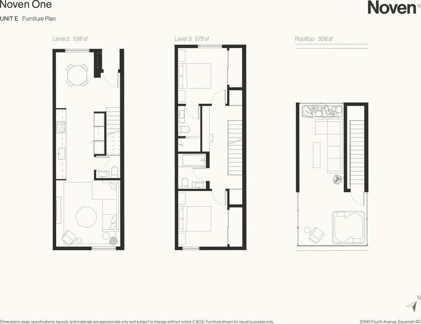 Noven One is six four-level townhomes in downtown Squamish - photo 36