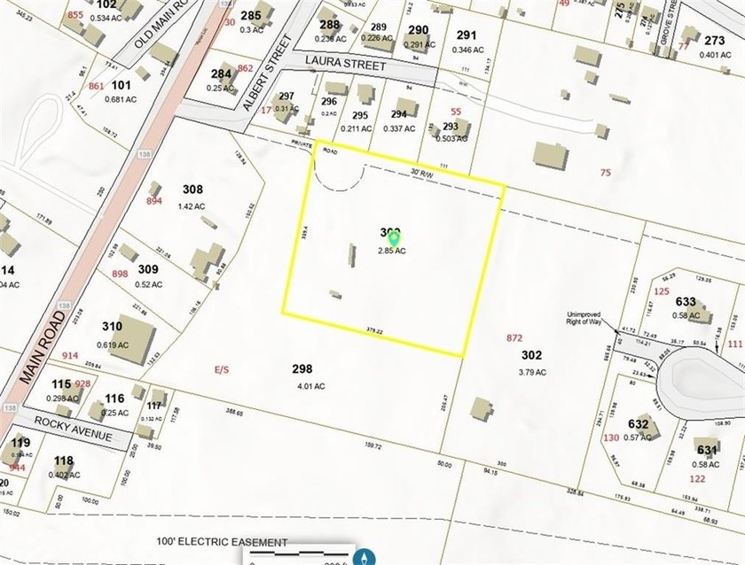 Serene 2.85-acre rear lot zoned R60, set back from Main Road in - photo 2