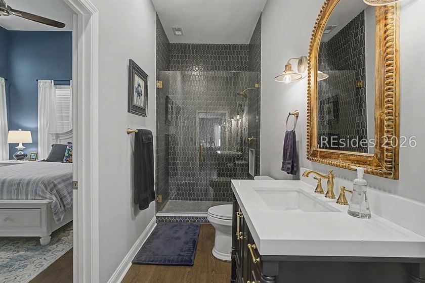 Tucked on a private cul-de-sac wooded lot, this reimagined Del - photo 22