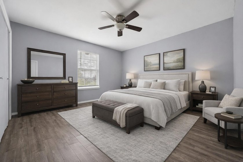 Welcome to this 2-bedroom, 2-bathroom first-floor corner unit in - photo 8