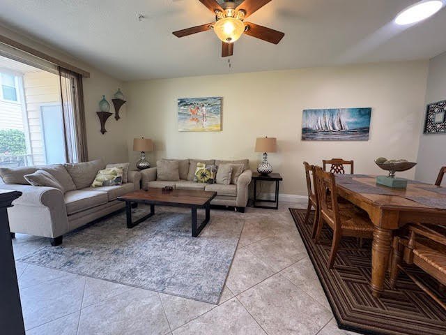 This fully furnished ground floor condo has tile floor and - photo 3