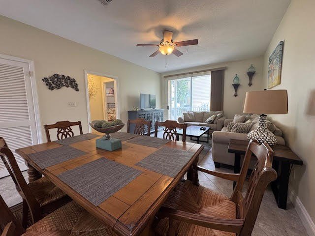 This fully furnished ground floor condo has tile floor and - photo 8