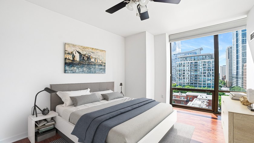 Sun-filled split two-bedroom, two-bath corner residence on the - photo 5