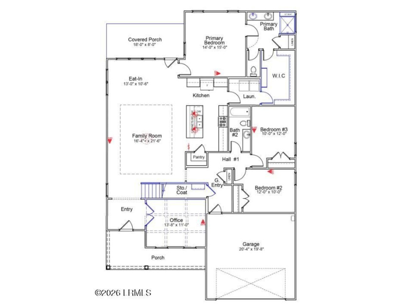 Enjoy spacious one-level living in the Cumberland plan! The main - photo 2