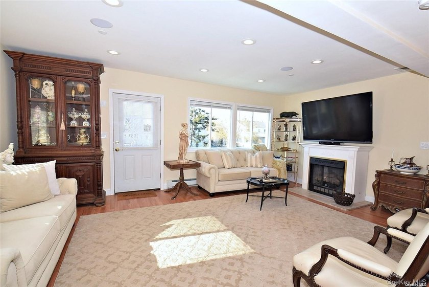 Contemporary three-level, waterfront home. Concrete basement has - photo 17