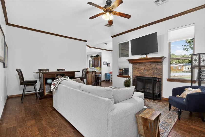 This cozy Medicine Park home has it all: Serene views of the - photo 26