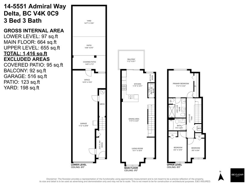 WATERFRONT 3 bed/2.5 bath townhome in Polygon's Beaufort Landing - photo 40