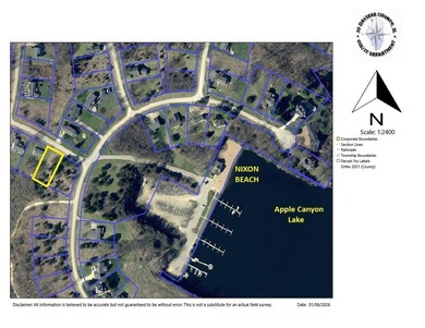 Apple Canyon Lake Lot For Sale in Apple River Illinois