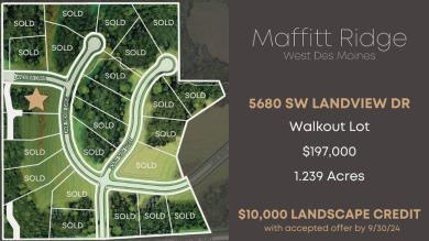 Lake Lot For Sale in West Des Moines, Iowa