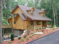 Kentucky Lake Front Waterfront Log Homes - photo 2