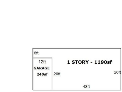 SINGLE FAMILY HOME 95'x78' lot 1,190 sq ft living space 3 - photo 7