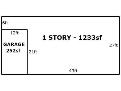 SINGLE FAMILY HOME 96'x80' lot 1,233 sq ft living space 3 - photo 7