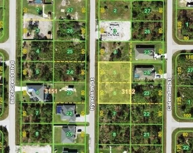 Port Charlotte Waterway Lakes Area Lot For Sale in Port Charlotte Florida