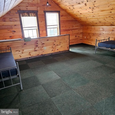 Recreational use wood frame cabin with detached garage and pond - photo 9