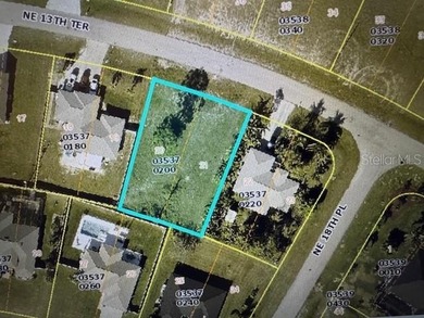 Cape Coral Area Lot Sale Pending in Cape Coral Florida