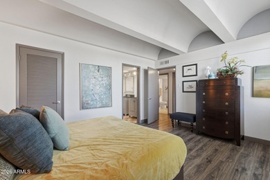 Striking mid-century modern 2 bed, 2 bath condo located at The