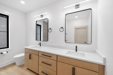 This new construction modern lake home is so fresh the walls - photo 11