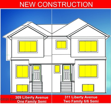 TWO FAMILY 6/6 SEMI-ATTACHED NEW CONSTRUCTION! Amazing - photo 1