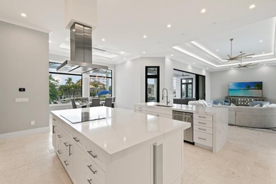 A Waterfront Masterpiece of Modern Island Living! Bold, fresh