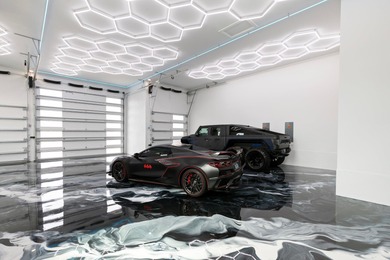 A Waterfront Masterpiece of Modern Island Living! Bold, fresh