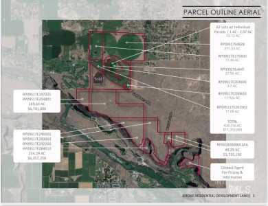 Snake River - Twin Falls County Acreage For Sale in Jerome Idaho