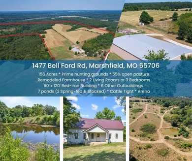(private lake, pond, creek) Home For Sale in Marshfield Missouri