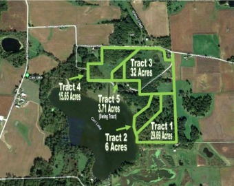 Carr Lake Acreage For Sale in Warsaw Indiana