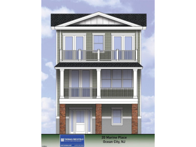 Exceptional new construction single-family home with water views