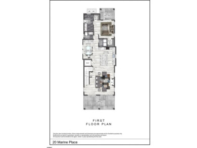 Exceptional new construction single-family home with water views