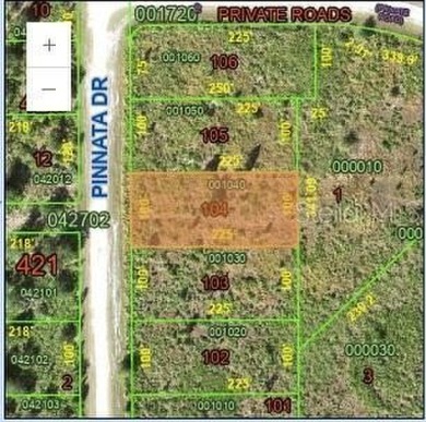 Lake Weohyakapka Lot For Sale in Indian Lake Estates Florida