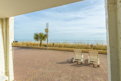 PRICED TO SELL. Rarely do oceanfront ground level condos become