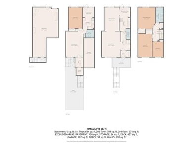 Solid brick 2-family home with private driveway and built-in - photo 3