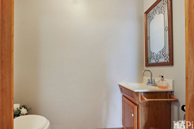 Welcome to this beautiful waterfront log home tucked away on a - photo 9