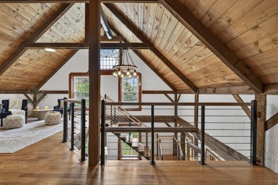 Unique post-and-beam masterpiece, blending rustic character with - photo 3